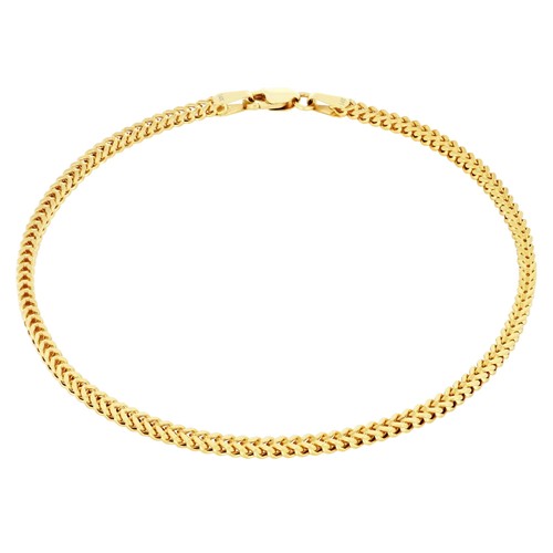14k yellow gold 5mm franco - gold,