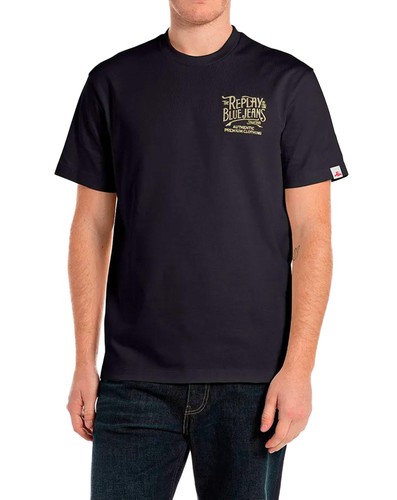 Replay blue jeans shirt dark - blue,