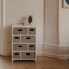 Storage Unit Wicker Basket