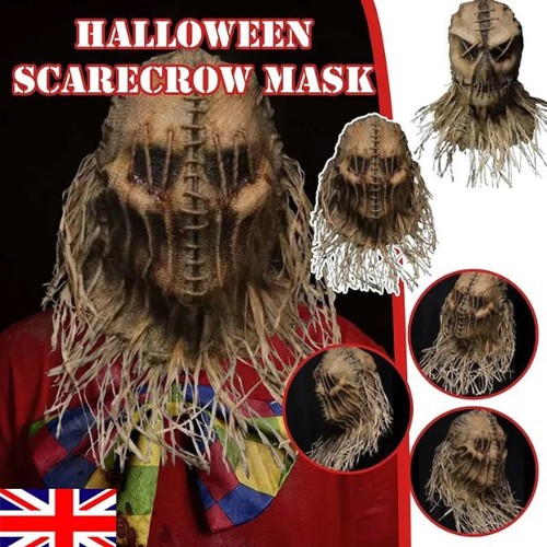 Halloween scarecrow mask - halloween,