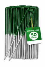 50 Pack U Pins Ground Pegs