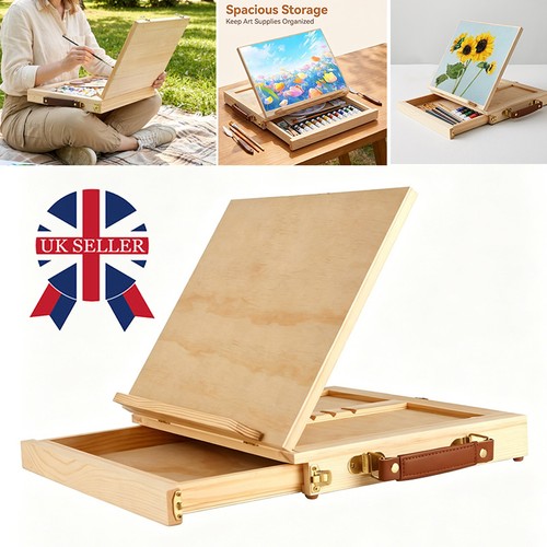 Wooden table easel - box, with