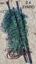 2 x 3YRD (9ft) HEAVY DUTY GATE / HEDGE / STOP NETS 8z FERRETING PEST CONTROL