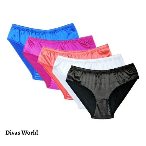 Silky satin knickers women - satin,