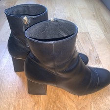 TED BAKER Ankle Boots UK5 EU38 Black Leather Womens Boots good conditionRRP £165