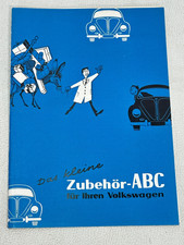 VW Beetle Karmann Ghia Bulli Small Accessories ABC Volkswagen approx A4 Folded