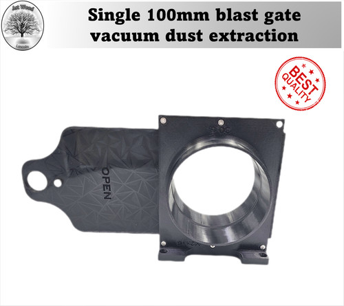 Blast gate 100mm - , dust
