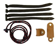 Falconry Aylmeri anklets,  jesses and Leash combination set