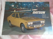 Datsun 140J 160J SSS brochure Feb 1975 UK market