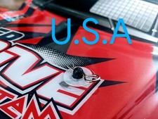 20-PCS : Clear/Thin RC BODY POST WASHERS & CLIPS. 1/10 SCALE, FITS TRAXXAS SLASH