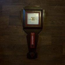 Vintage Teak Art Deco Weather