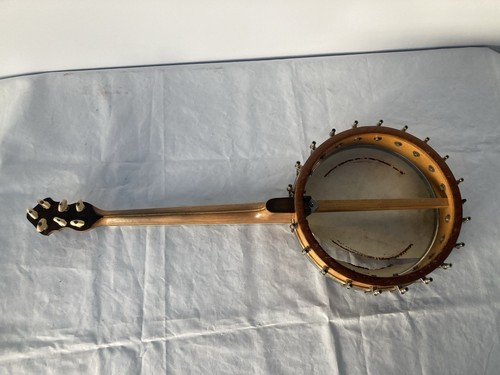 Antique string banjo guitar - antique, banjo-guitar