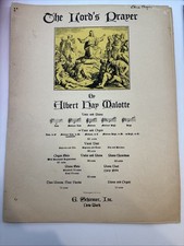 Vintage Sheet Music The Lord’s Prayer Albert Hay Malotte 1935 Voice Piano