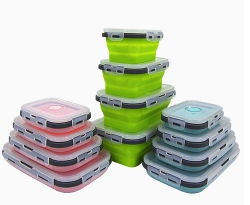 Space saving silicone food - space-saving,