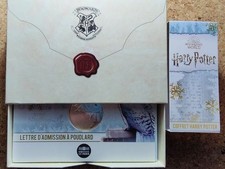 France Harry Potter Silver 10 and 50 Euro Coins 2022 Acceptance Letter Box Set