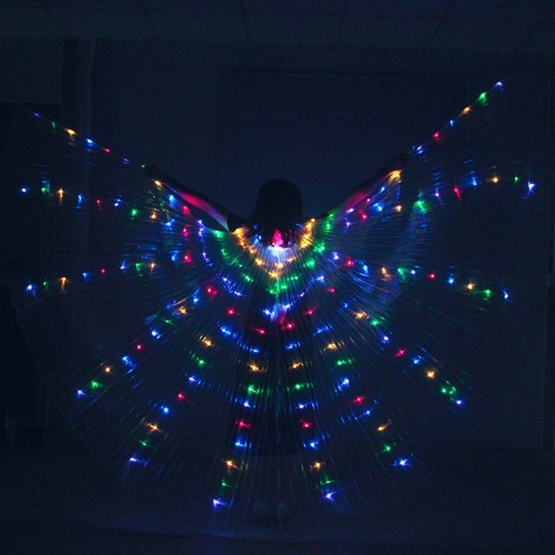 New led wings belly dance - led,