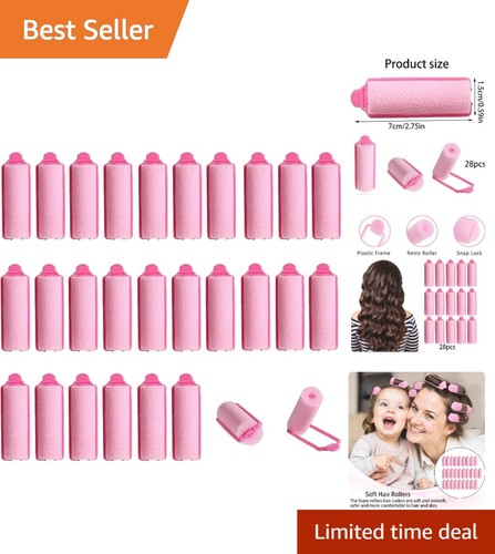 Set pink foam hair - 28,