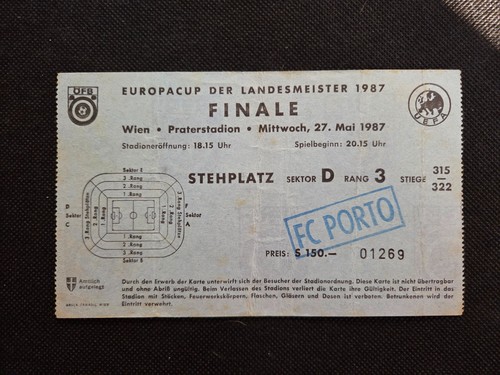 Rare ticket 1986 1987 - rare, 1986/1987