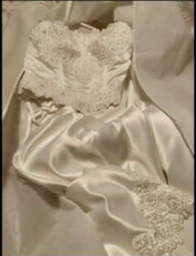 Mori lee ivory satin wedding - mori,