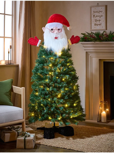 George home 5ft green - green, santa