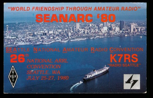 Qsl radio card - card, k7rs