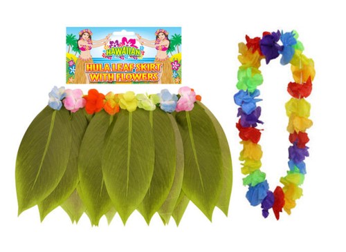 Hawaiian hula girl - grass, leaf