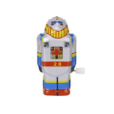 Vintage Tin Toy Wind Up Robot Toys Clasic Clockwork Toy Kids Present MS 493