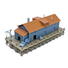 Outland Models Railroad Landscape Harbor/Port Warehouse Set 1:220
