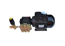 Pressure Washer W140 B Bar Pump & Motor Set 1 Phase 12 LPM C/W Unloader 