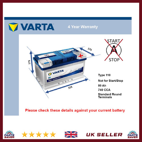 Battery fits audi s3 tt - battery, a2