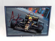 Framed Photograph Ayrton Senna