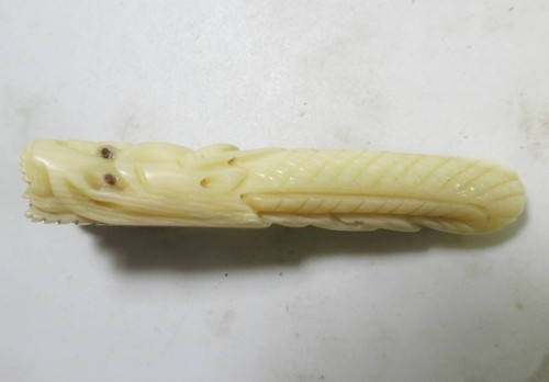 Antique whale tooth fang - whale,