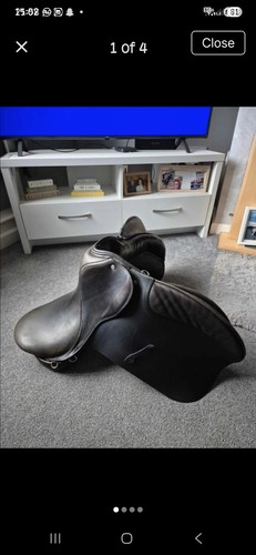 Jeffries falcon leather saddle - leather,