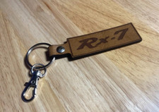 Mazda RX-7 FB Keyring – Handmade Leather JDM Keychain | Car Gift | RX7 FB Style