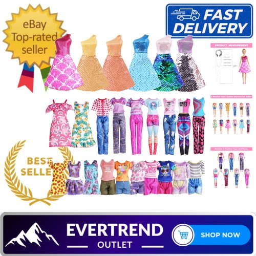 Delightful pcs doll clothes - 12,