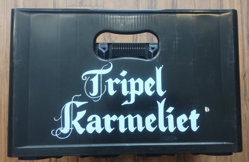 Tripel karmeliet beer - beer, crate
