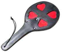 Strict Spanking Paddle, Round Leather paddle spanking Whip / Tawse