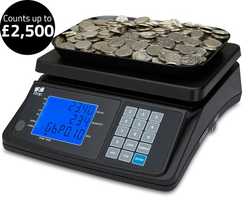 Coin counting scale checker - counting,