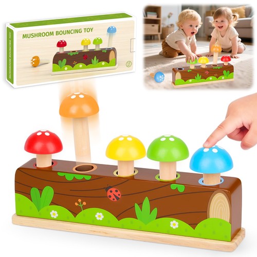 Pop montessori wooden toy - up,