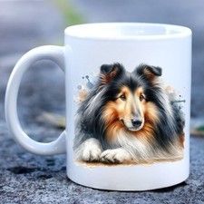 Rough Collie Mug, Pet Dog - Ideal Gift, Birthday, Christmas