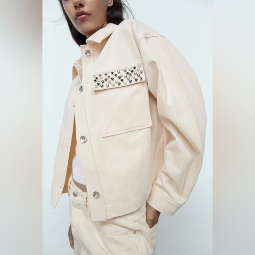 Zara beaded jeweled - pocket,