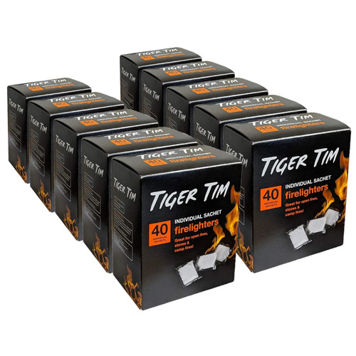 400 tiger tim firelighters - tiger,