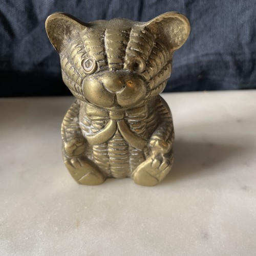 Vintage solid brass - vintage, teddy