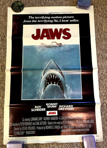 Jaws original 1975 - original, sheet