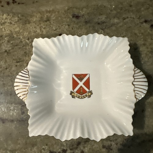 Vintage shelley pin - shelley, crest