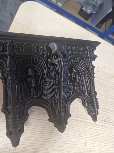 Gothic black wall shelf decor - wall,