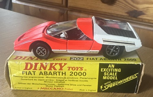Dinky 202 fiat - fiat, car