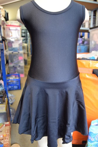 Black sleeveless latin