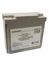 2 x Karma KP 12T 12V 22Ah Wheelchair Replacement LITHIUM Batteries
