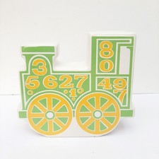 Vintage/Retro 1970s Carlton Ware Collectible Green/Yellow Train Money Box
